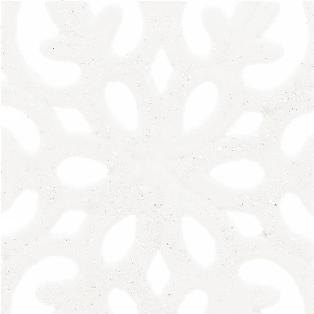 decoratiune brad fulg de zapada, set 8 bucati, 8cm, alb 4 Decoratiune brad fulg de zapada, set 8 bucati, 8cm, alb - imagine 4