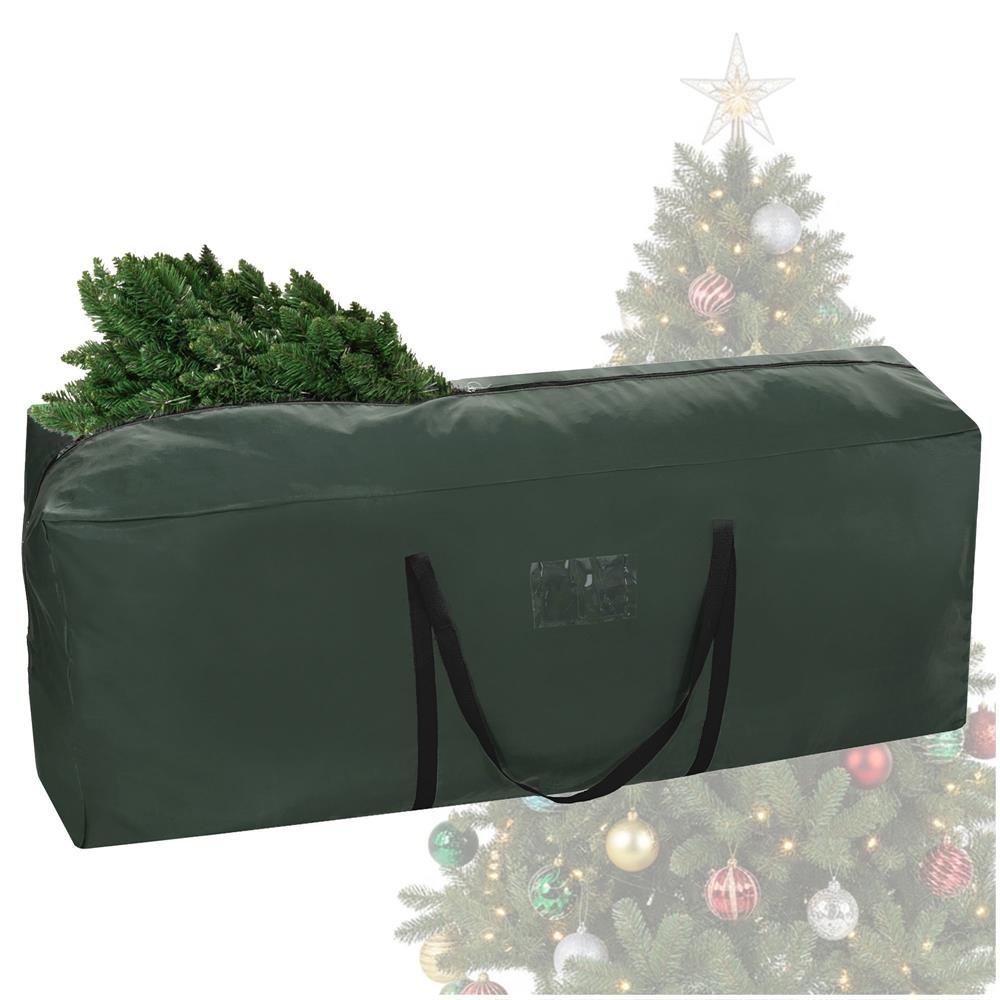 Husa depozitare brad artificial 125x50x40 cm, poliester, verde 4 Husa depozitare brad artificial 125x50x40 cm, poliester, verde - imagine 4