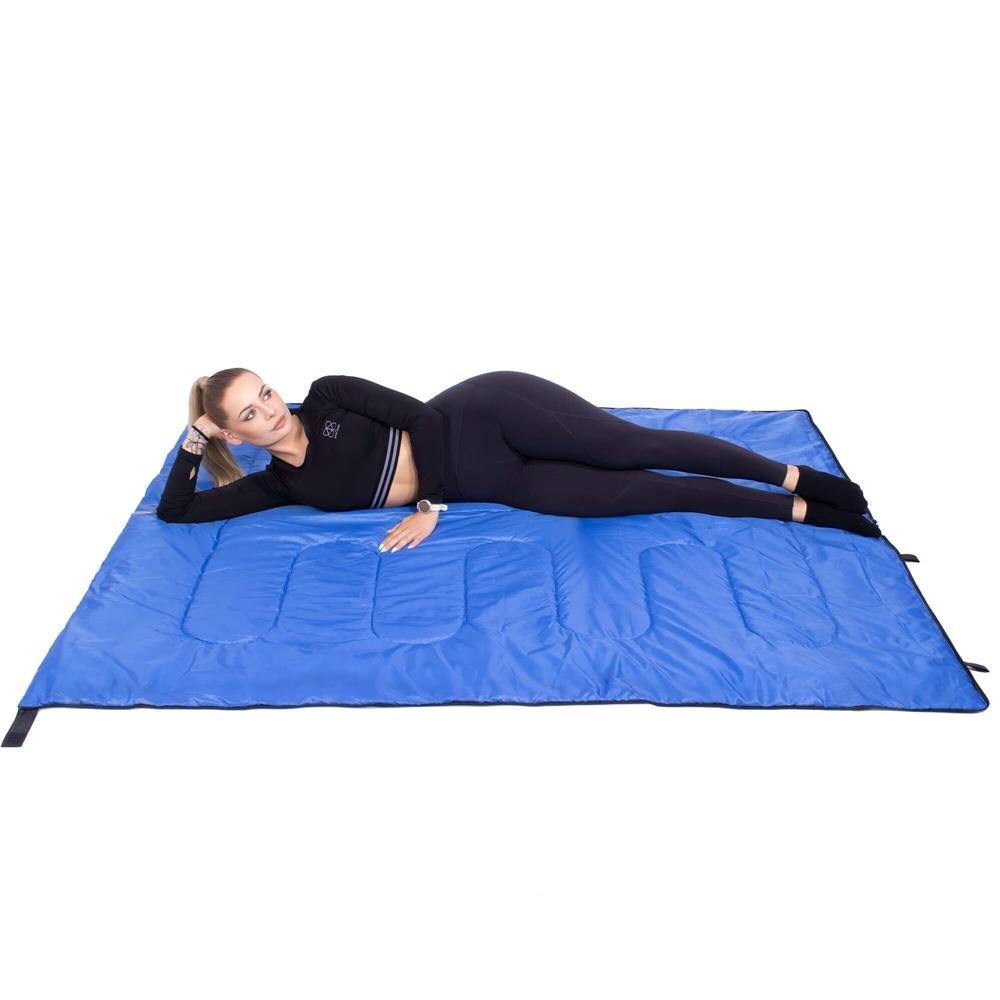 sac de dormit, cu geanta de transport, 190x73cm, 10-25grade, culoare negru 4 Sac de dormit, cu geanta de transport, 190x73cm, 10-25grade, culoare negru - imagine 4