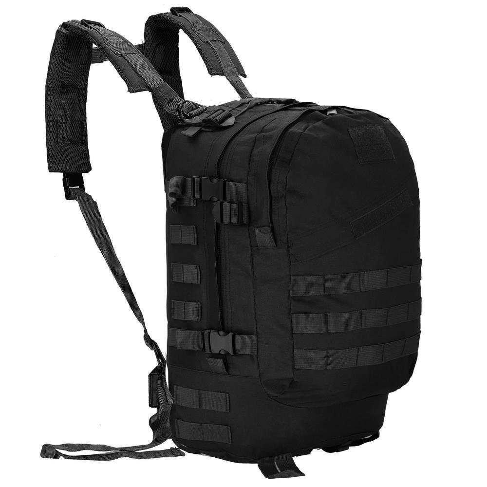 rucsac militar pentru drumetie, impermeabil, compartimentat, 35l, negru 1 Rucsac militar pentru drumetie, impermeabil, compartimentat, 35L, negru