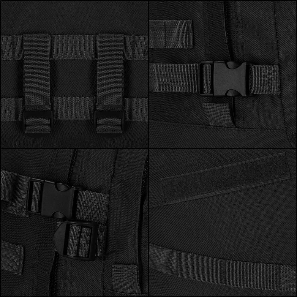rucsac militar pentru drumetie, impermeabil, compartimentat, 35l, negru 3 Rucsac militar pentru drumetie, impermeabil, compartimentat, 35L, negru - imagine 3