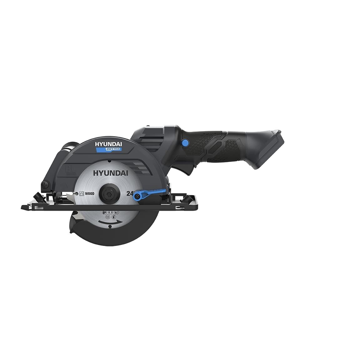 mini fierastrau circular brushless cu acumulator 20v hyundai cs20x-120 - solo 2 Mini fierastrau circular brushless cu acumulator 20V Hyundai CS20X-120 - SOLO - imagine 2