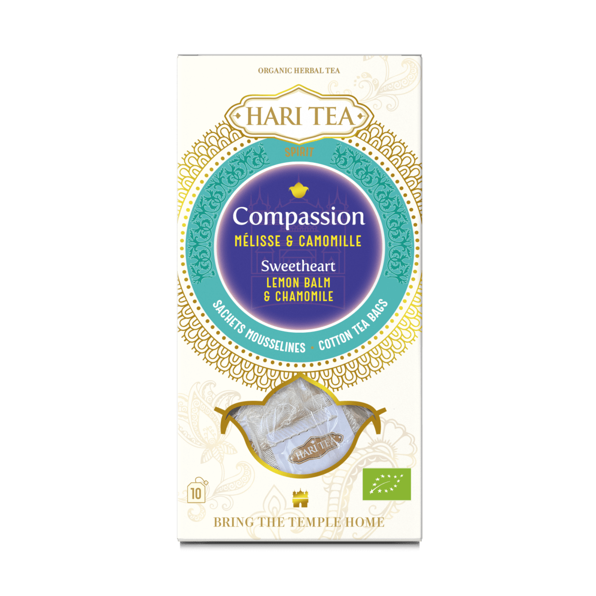 Ceai premium Hari Tea - Sweetheart - tei si musetel bio 10dz
