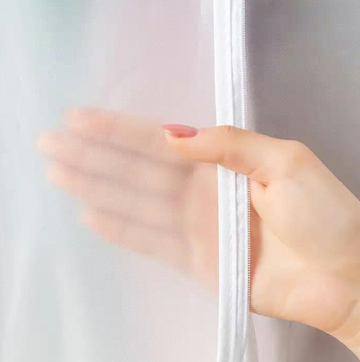 organizator protectie haine, dimensiune 90 x 60 x 50 cm. culoare transparent, material textil 7 Organizator protectie haine, dimensiune 90 x 60 x 50 cm. culoare transparent, material textil - imagine 7