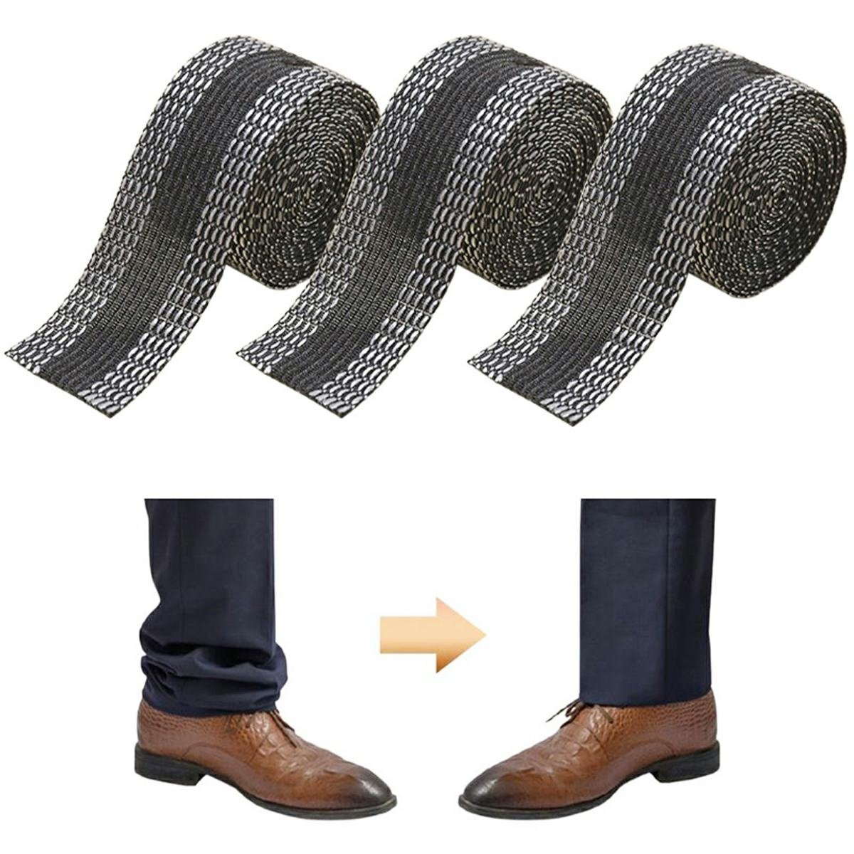 banda pentru scurtarea rapida a pantalonilor, lungime 100cm 6 Banda pentru scurtarea rapida a pantalonilor, lungime 100cm - imagine 6