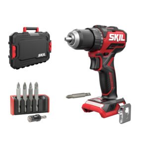 SKIL 3065 JA bormasina cu acumulator compact Brushless, turatii 0-500/0-1800 /min, set 6 biti de insurubare + geanta de transport, doar corpul