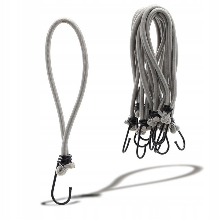 set 25 bucati elastice pentru fixare prelate sau bannere, cu carlig 25 cm, gri 3 Set 25 bucati elastice pentru fixare prelate sau bannere, cu carlig 25 cm, gri - imagine 3