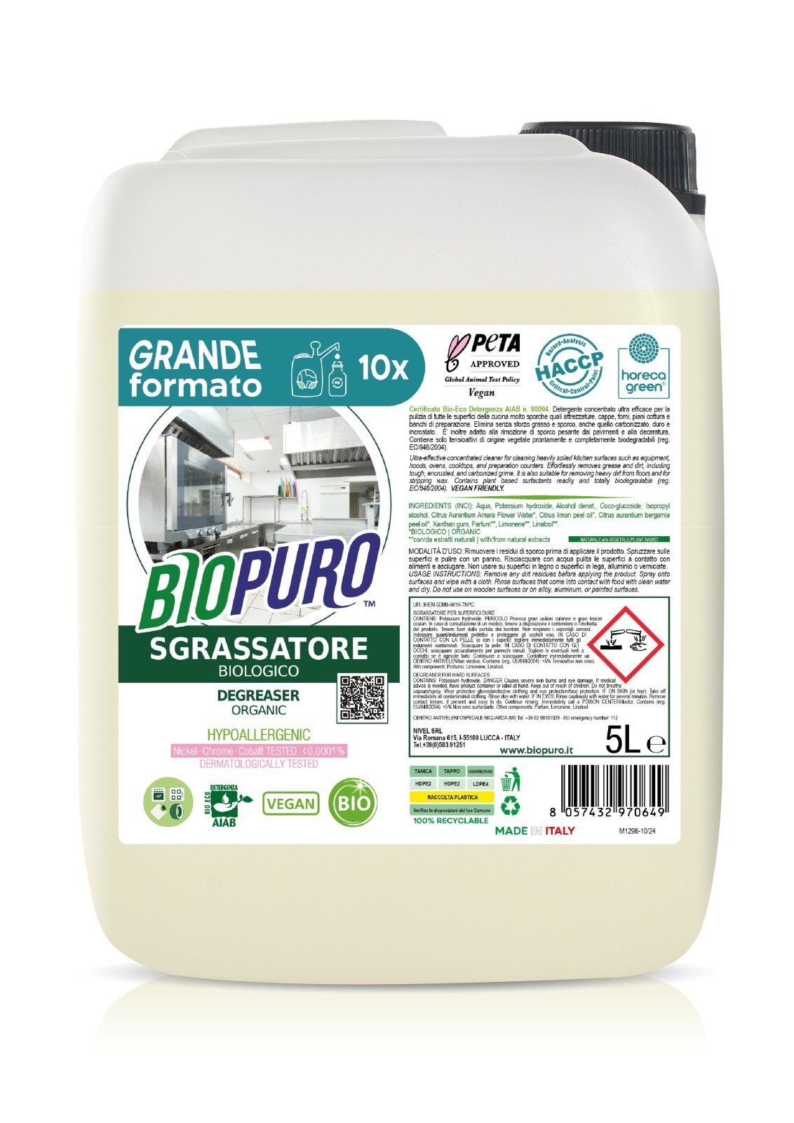 Degresant universal hipoalergen ecologic 5l Biopuro
