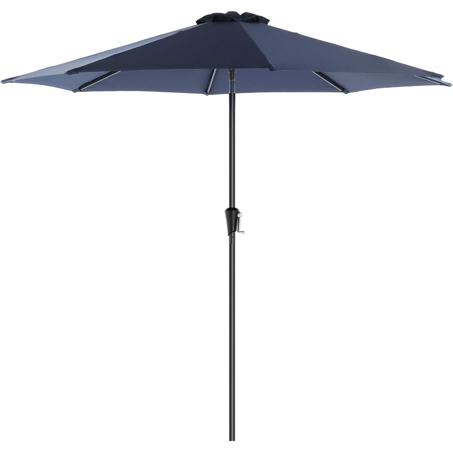songmics umbrela de gradina, cu manivela pentru deschidere, sistem inclinare, 300cm, albastru inchis 2 SONGMICS Umbrela de gradina, cu manivela pentru deschidere, sistem inclinare, 300cm, albastru inchis - imagine 2