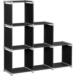 SONGMICS Organizator modular textil, multifunctional, pentru depozitare, negru