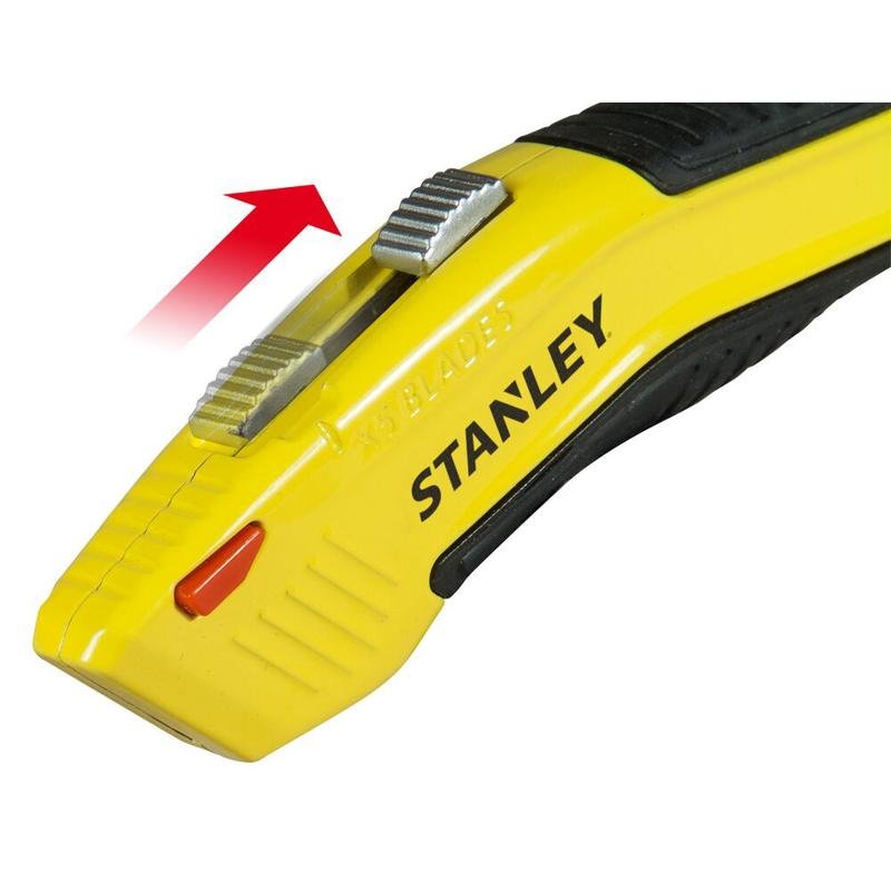 stanley 0-10-237, cu lama trapezoidala retractabila, 150 mm, latimea lamei 62 mm, blister 2 Stanley 0-10-237, cu lama trapezoidala retractabila, 150 mm, latimea lamei 62 mm, blister - imagine 2