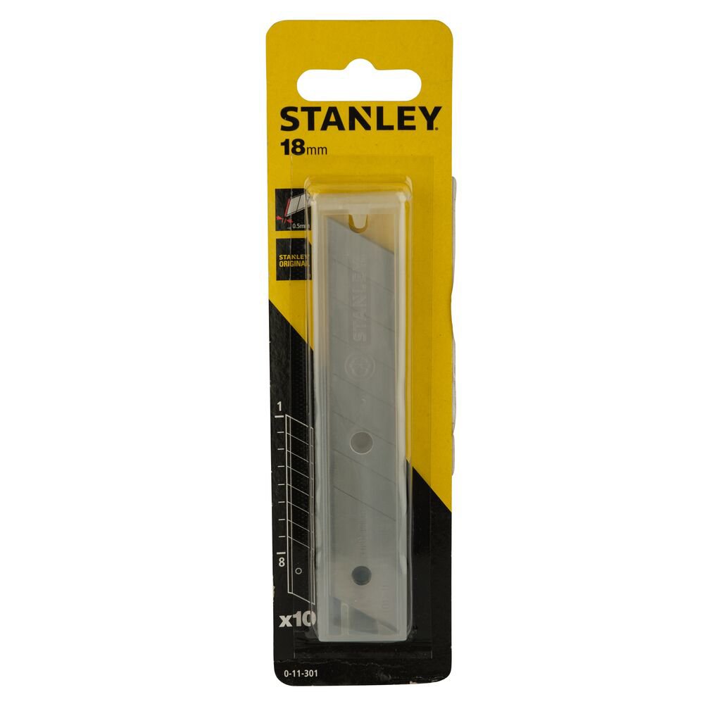 stanley 3-11-301, 50x lame segmentate, lungime 110 mm, latime 18 mm 1 Stanley 3-11-301, 50x lame segmentate, lungime 110 mm, latime 18 mm