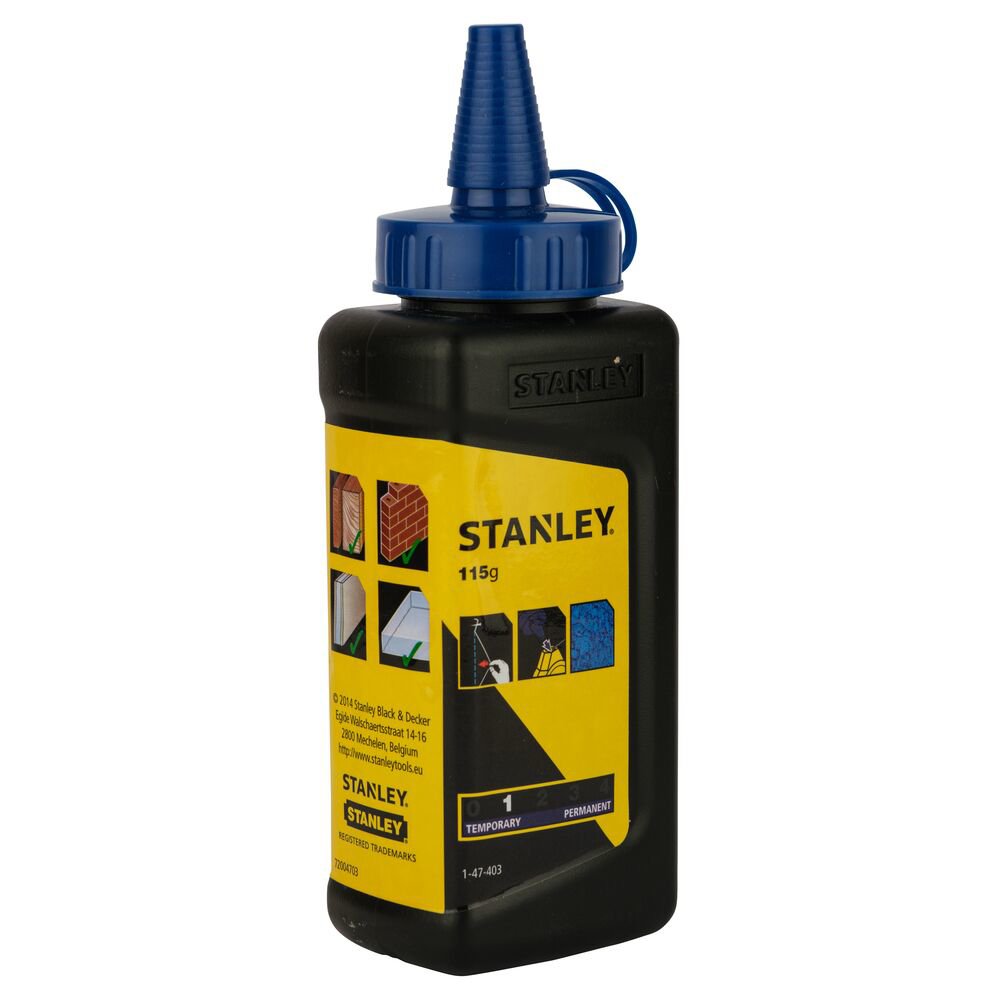 stanley 0-47-465, set pentru trasat powerwinder cu flacon cu praf de creta albastra, blister 2 Stanley 0-47-465, set pentru trasat powerwinder cu flacon cu praf de creta albastra, blister - imagine 2