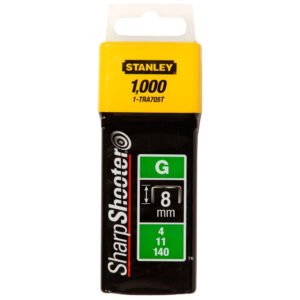 Stanley 1-TRA705T, capse 5/16 ” pentru aplicatii profesionale, 8mm, 1000 buc tip G 4/11/140, blister