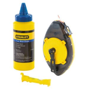 Stanley 0-47-465, set pentru trasat powerwinder cu flacon cu praf de creta albastra, blister