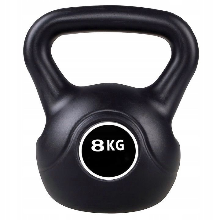 Gantera Kettlebell 8kg Neagra