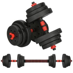 Set gantere si haltera reglabile Sersimo, 30kg