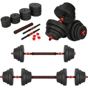 Set gantere si haltera reglabile Sersimo, 40kg