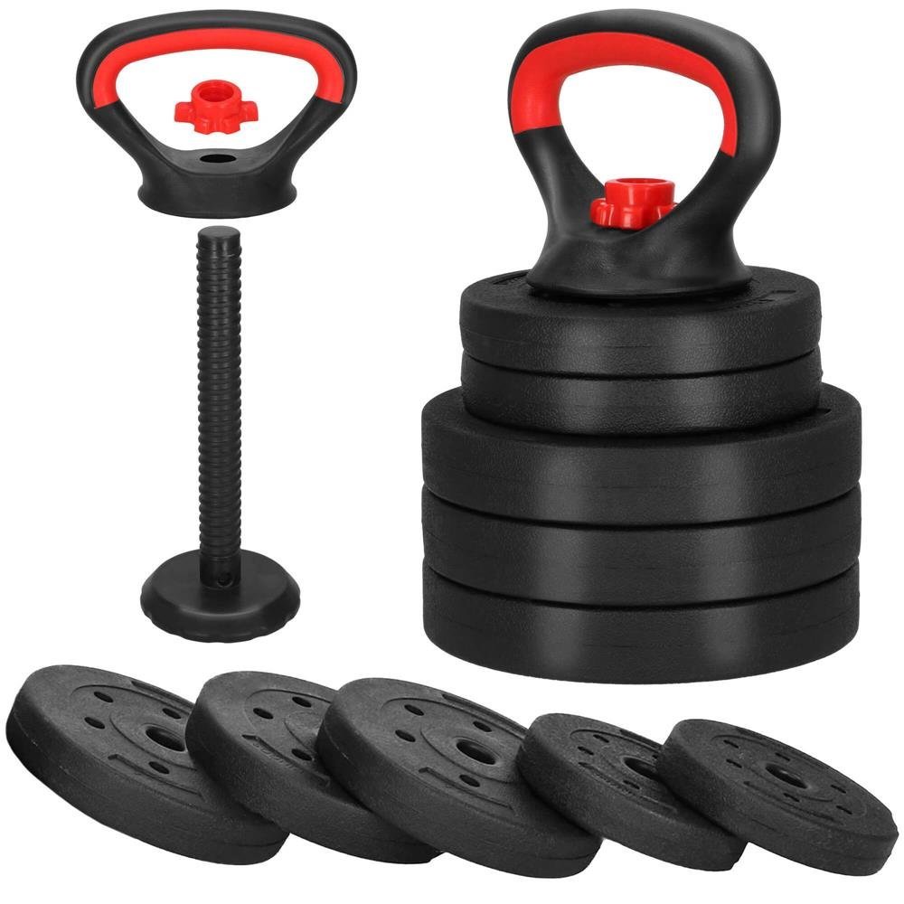 Gantera Kettlebell reglabila 10kg negru