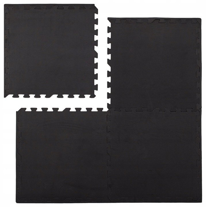 Set covoras de protectie saltea de antrenament, tip puzzle, 4 bucati de 60x60cm, 20mm