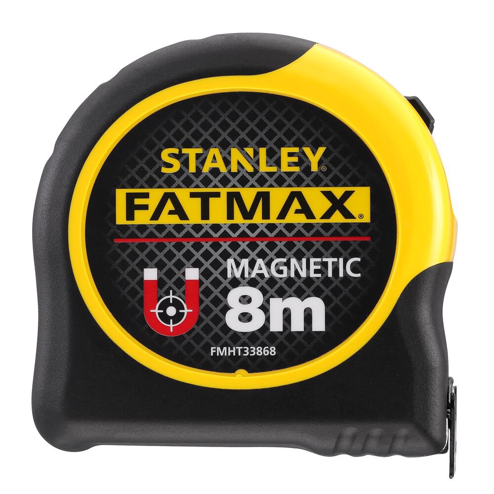 Stanley FMHT0-33868, ruleta magnetica fatmax 8m, Mylar®, BladeArmor, tru-zero, rupere la 3.2m, magnet detasabil, 8m x 32mm, blister