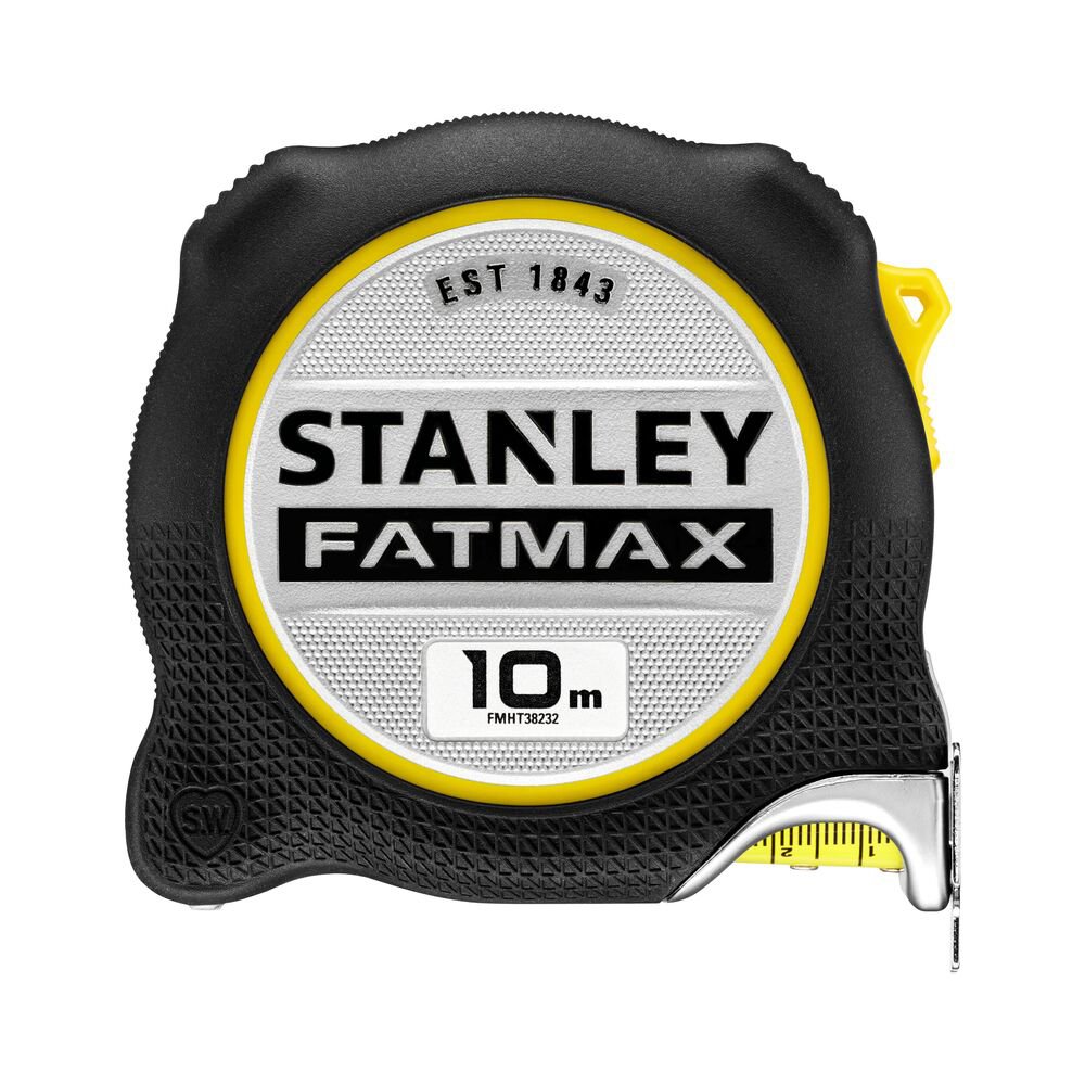 Stanley FMHT38232-0, ruleta FatMax Pro 10m, BladeShield, BladeArmor, 10m x 32mm, frana cu degetul, imprimare pe ambele fete