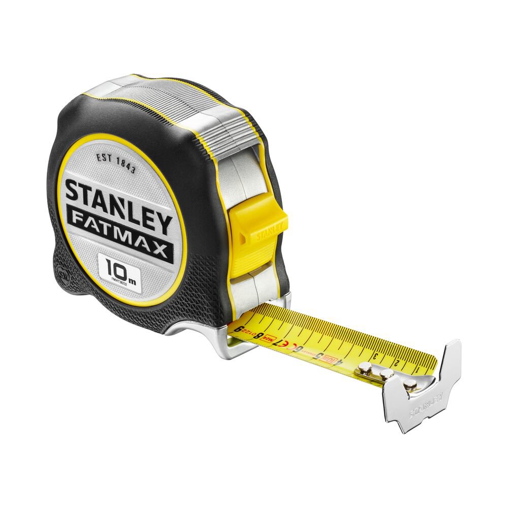 Stanley FMHT38232-0, ruleta FatMax Pro 10m, BladeShield, BladeArmor, 10m x 32mm, frana cu degetul, imprimare pe ambele fete - imagine 2