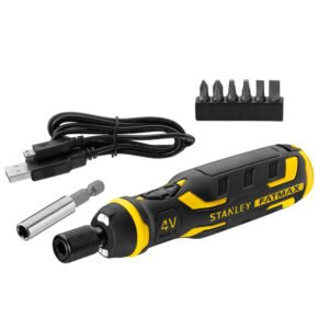 Surubelnita electrica cu acumulator FatMax Power Assist 4V, 1.5Ah, incarcare USB + accesorii Stanley FMHT66719-0