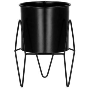 (DL) Suport ghiveci metalic negru GA162, inaltime 19cm