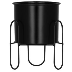 (DL) Suport ghiveci metalic negru GA164, inaltime 18cm