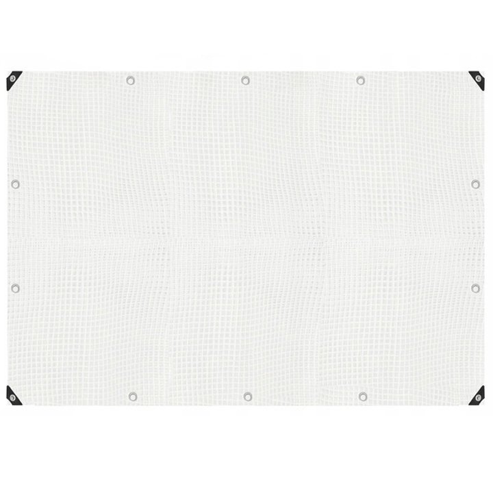Prelata din polietilena impermeabila laminata, 100g/m2, 3×4 m, alb transparent