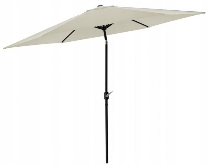 umbrela terasa gradina, cu inclinare si husa, 300cm, bej 2 Umbrela terasa gradina, cu inclinare si husa, 300cm, Bej - imagine 2