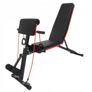 Banca multifunctionala antrenament fitness, spatar reglabil 7 trepte, sarcina maxima 150 kg