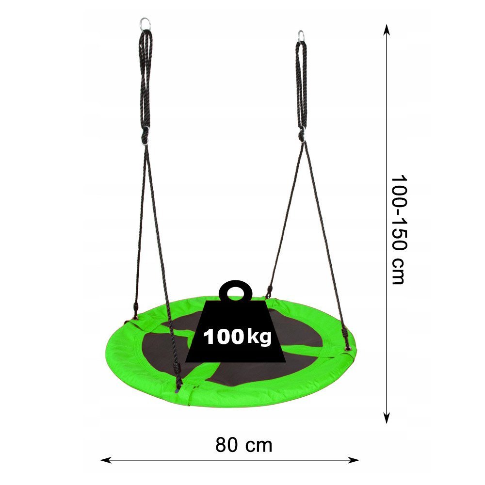 leagan tip cuib sersimo go-l70d4a, 80cm, 100 kg, verde 3 Leagan tip cuib Sersimo GO-L70D4A, 80cm, 100 kg, verde - imagine 3