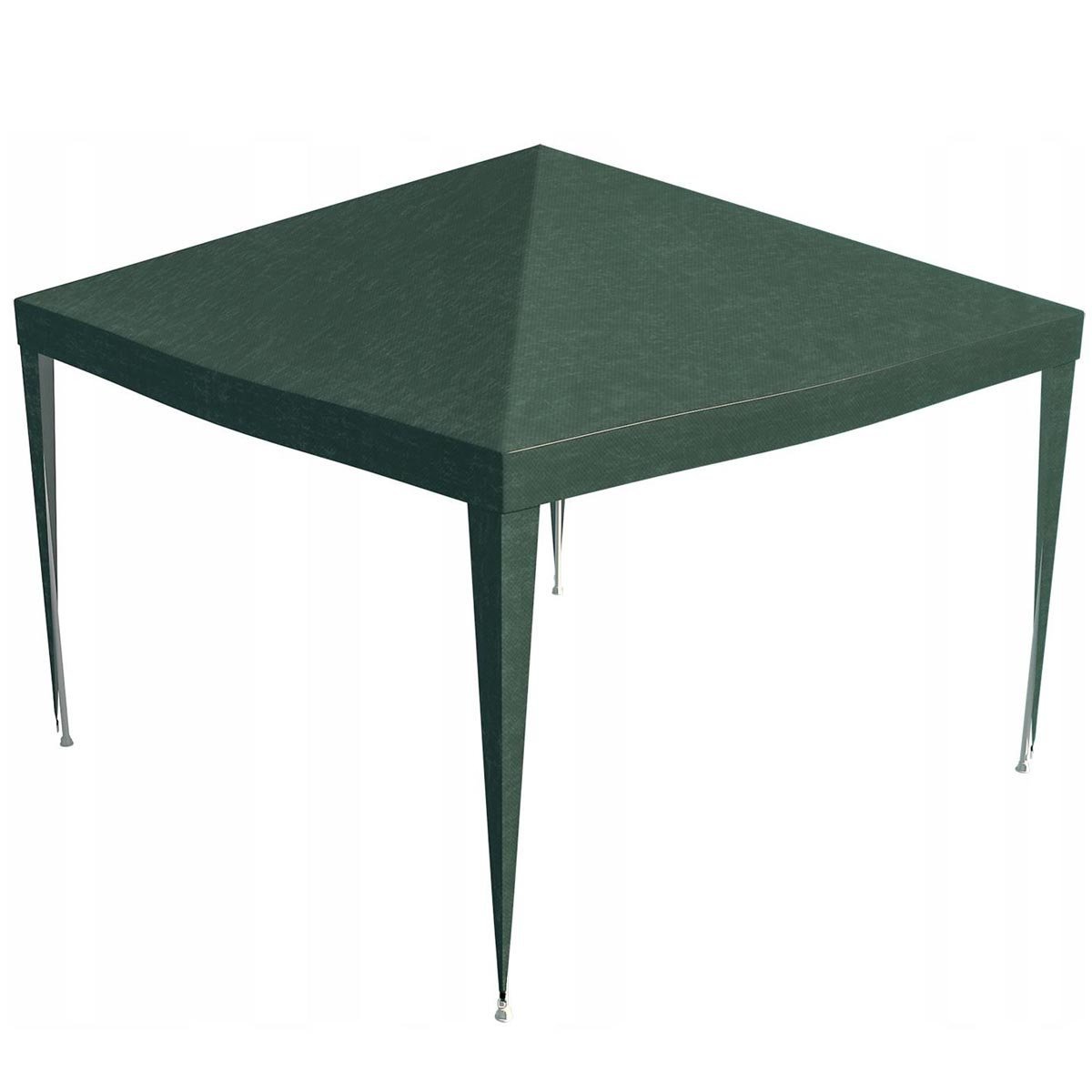 Acoperis pavilion 300×300 cm, PE 100g/mp impermeabil, cu prindere velcro, verde