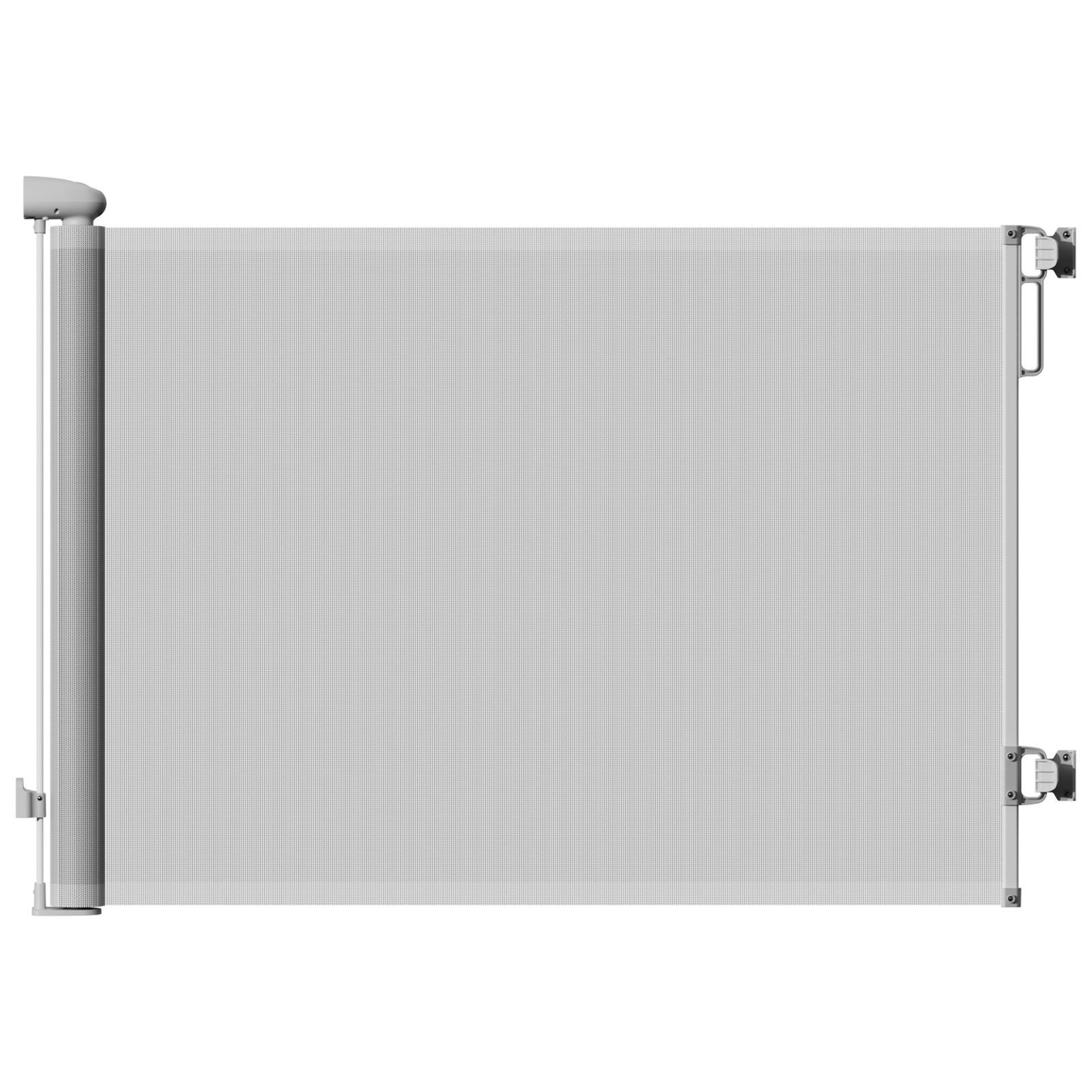 Bariera de siguranta pentru copii din material textil, reglabila, 78×150 cm, gri