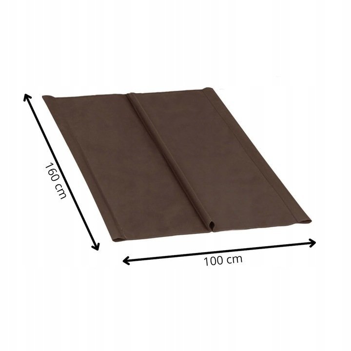 husa din panza pentru leagan gradina de 4 persoane, sezut si spatar, 160x100cm, maro 3 Husa din panza pentru leagan gradina de 4 persoane, sezut si spatar, 160x100cm, maro - imagine 3