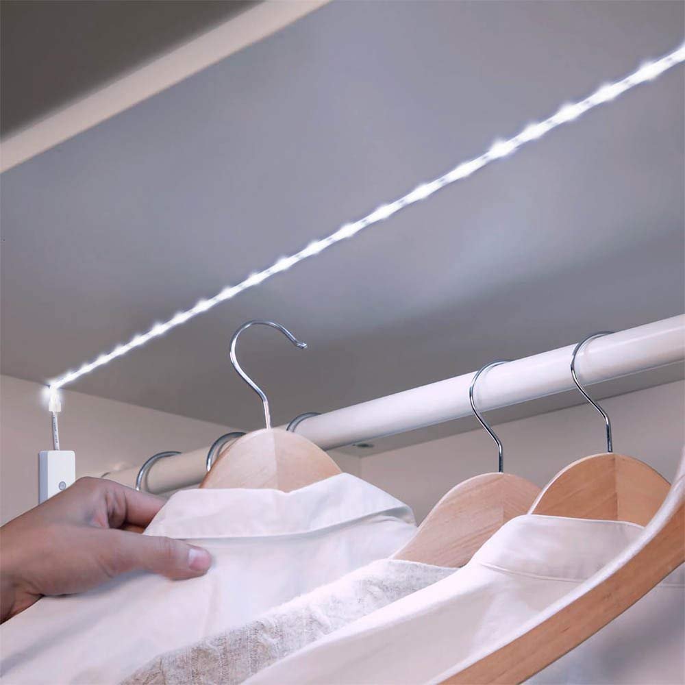 banda led cu senzor de miscare pentru iluminare mobilier, lungime 2m 5 Banda LED cu senzor de miscare pentru Iluminare Mobilier, lungime 2m - imagine 5
