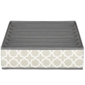 Organizator Sersimo sertar pentru sosete, 7 compartimente, gri bej