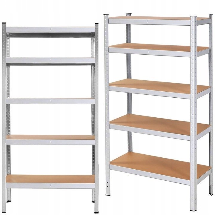 raft cadru metalic modular pentru depozitare, 5 polite, 180x90x40cm, sarcina 875kg 2 Raft cadru metalic modular pentru depozitare, 5 polite, 180x90x40cm, sarcina 875kg - imagine 2