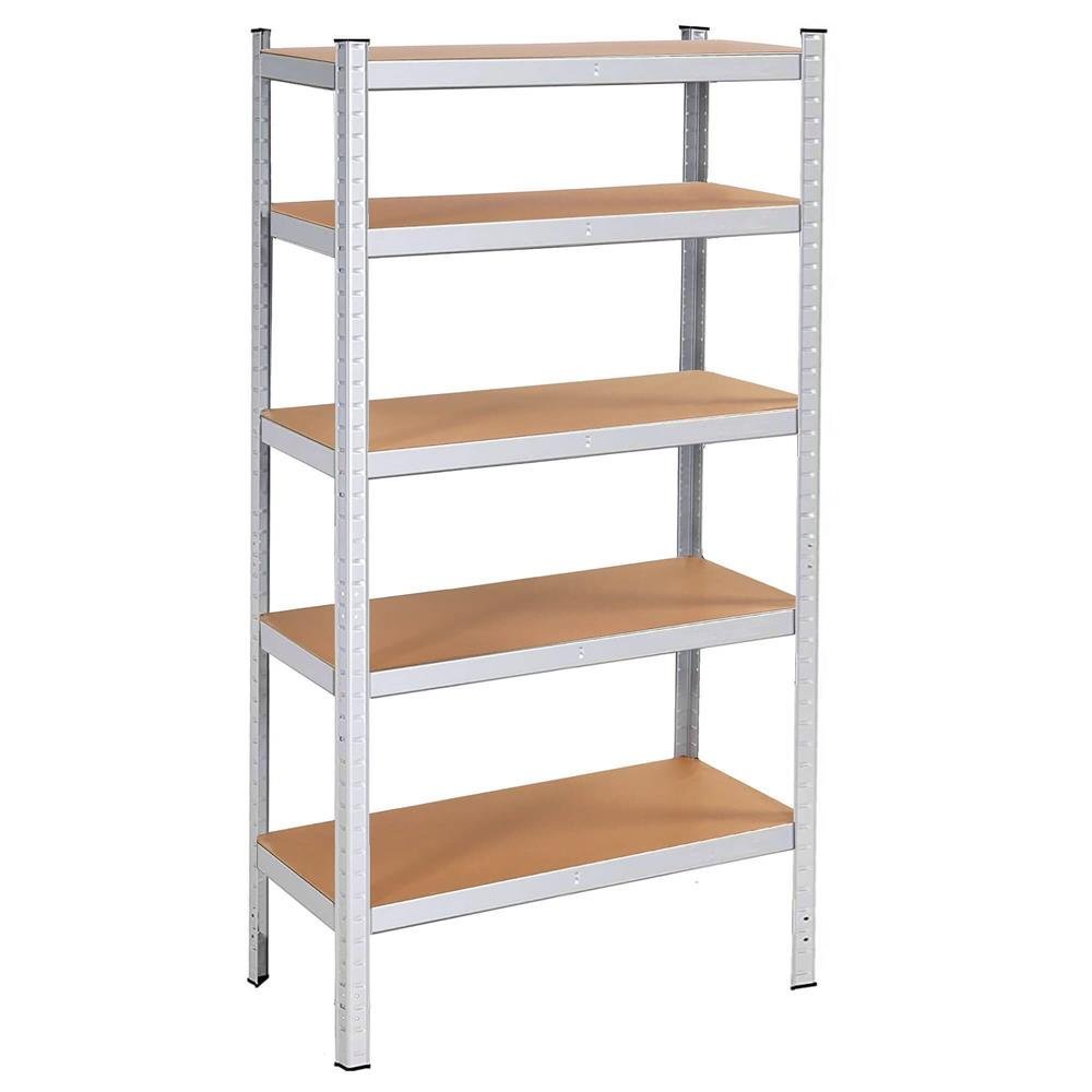 Raft cadru metalic modular pentru depozitare, 5 polite, 205x120x45cm, sarcina 1000kg