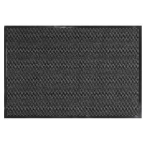 Covoras intrare absorbant antimurdarie, PVC antiderapant, 60×90 cm, gri