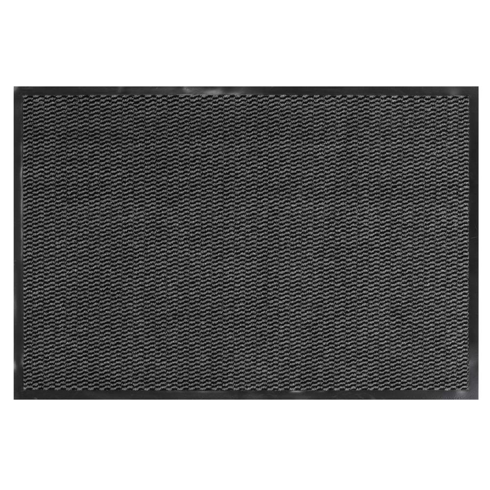 Covoras intrare absorbant antimurdarie, PVC antiderapant, 60x90 cm, gri 1 Covoras intrare absorbant antimurdarie, PVC antiderapant, 60x90 cm, gri