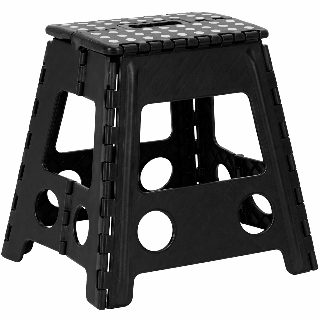 scaun inaltator multifunctional tip scara, antiderapant, 39 cm, maxim 150 kg, negru 1 Scaun inaltator multifunctional tip scara, antiderapant, 39 cm, maxim 150 kg, negru