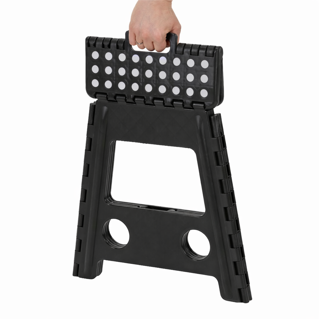 scaun inaltator multifunctional tip scara, antiderapant, 39 cm, maxim 150 kg, negru 3 Scaun inaltator multifunctional tip scara, antiderapant, 39 cm, maxim 150 kg, negru - imagine 3