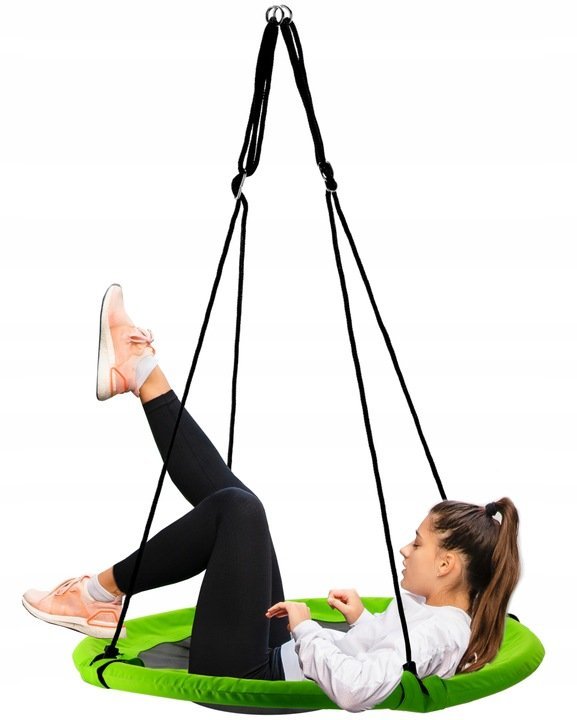 leagan tip cuib sersimo g-line, 100cm, inaltime reglabila, 150 kg, galben negru 2 Leagan tip cuib Sersimo G-Line, 100cm, inaltime reglabila, 150 kg, Galben Negru - imagine 2