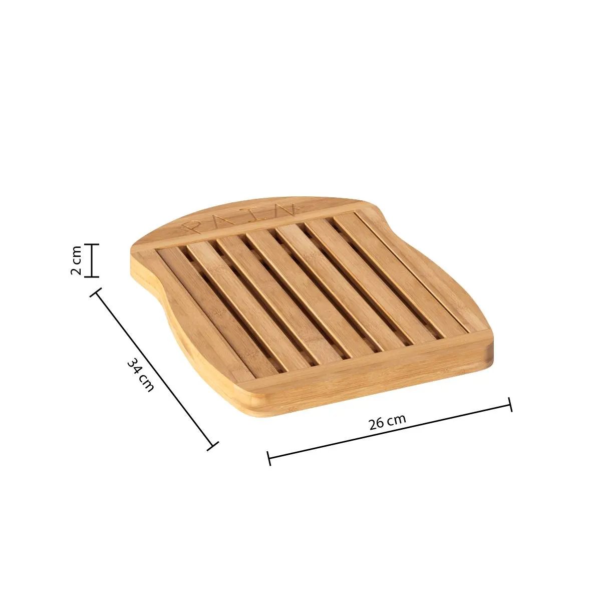 Tocator bambus 5Five dublu pentru paine cu colector firimituri, 34x26x2 cm 4 Tocator bambus 5Five dublu pentru paine cu colector firimituri, 34x26x2 cm - imagine 4