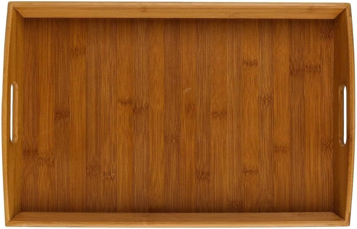 Tava servire 5Five dreptunghiulara din bambus, 44x29 cm, maro natur 4 Tava servire 5Five dreptunghiulara din bambus, 44x29 cm, maro natur - imagine 4