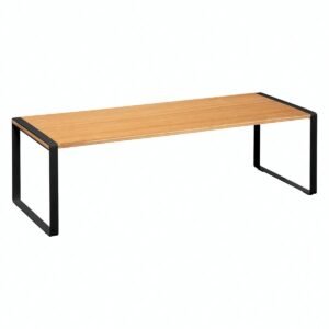Etajera 5Five Blackwood cu structura metalica, 50x18x15 cm, negru