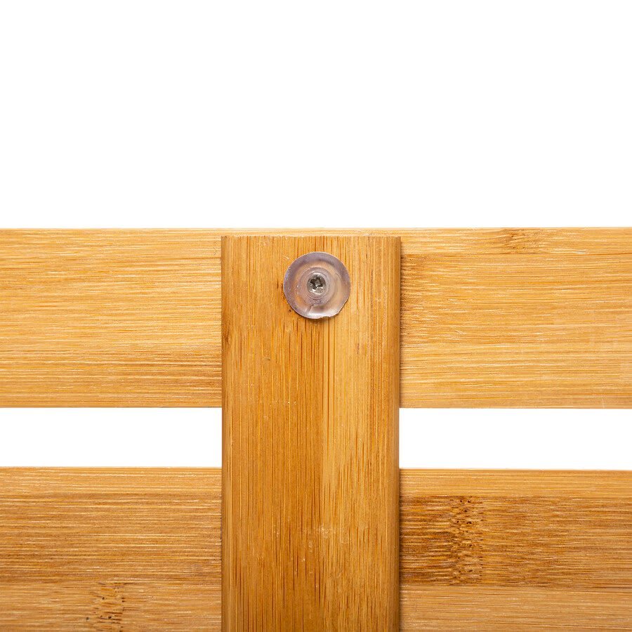 Gratar pentru dus 5Five Ilyan, din bambus, antiderapant, 68x50 cm, natur 4 Gratar pentru dus 5Five Ilyan, din bambus, antiderapant, 68x50 cm, natur - imagine 4